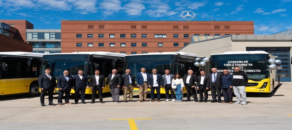 Coşkunlar Toplu Taşıma filosuna 6 adet Mercedes Conecto ekledi