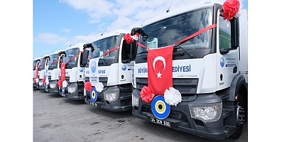 İstanbul Büyükçekmece Belediyesi, Mercedes-Benz kamyonları törenle teslim aldı