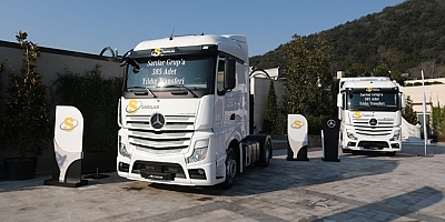 Mercedes'ten 2021 yılının en yüksek adetli dev kamyon teslimatı