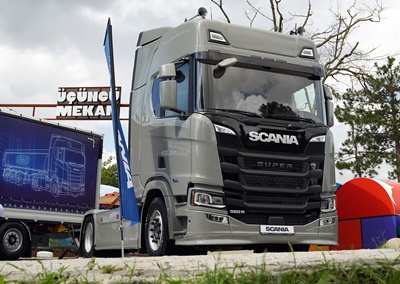 scania elektrikli kamyonu 