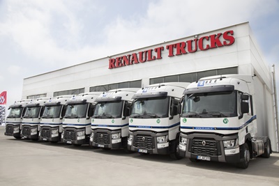 itt lojistik renault trucks teslimat kamyonları
