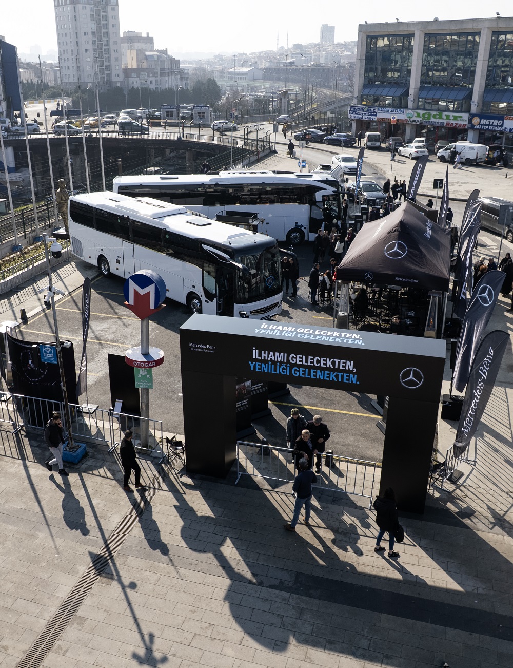 mercedes travego mervedes torismo 2025 yenilikleri otogar etkinliği foto