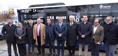 karsan madrid sokaklarında toplu foto