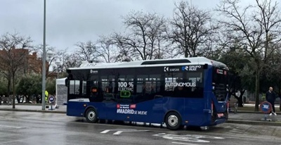 karsan otonom teknolojisi madrid sokaklarında görseli