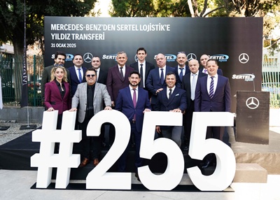 mercedes sertel lojistik teslimat töreni