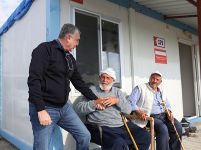 mercedes hatay deprem bölgesi süer sülün ziyaret