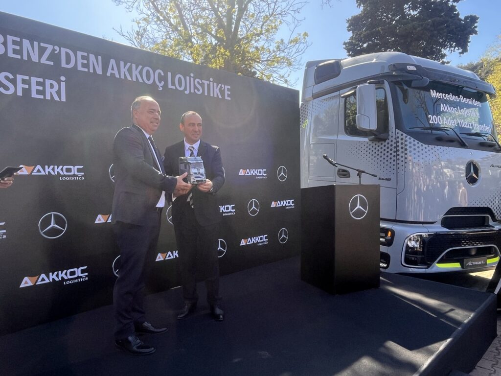 akkoç lojistik mercedes teslimat alper kurt