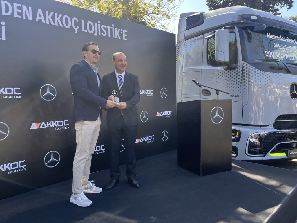 akkoç lojistik mercedes teslimat gökmen önbulak
