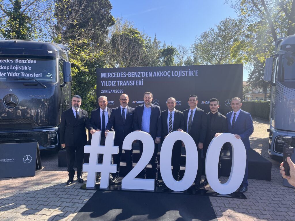 akkoç lojistik mercedes teslimat töreni