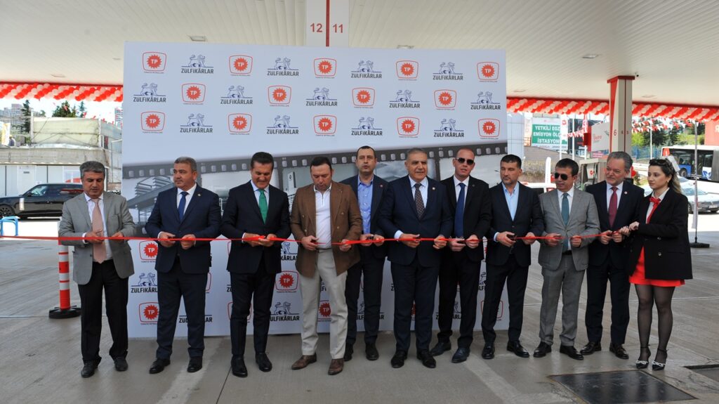 türkiye petrolleri istasyon açılışı