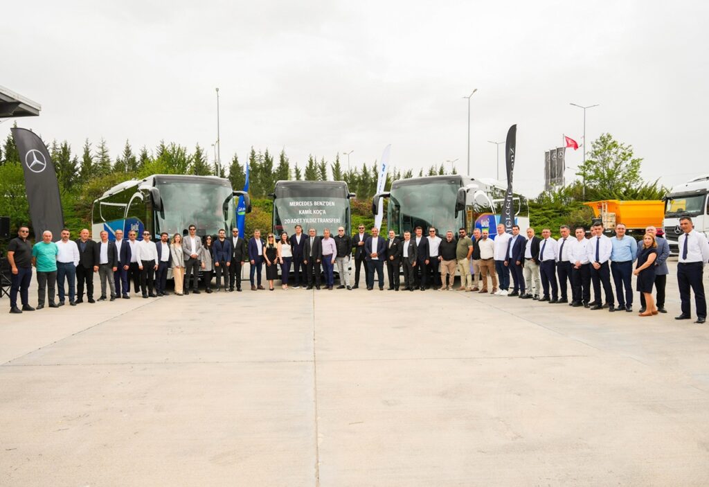 mercedes benz türk kamil koç teslimat toplu foto