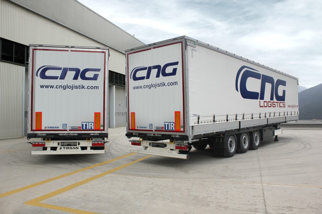 tırsan cng lojistik teslimat  tırsan treyler görsel